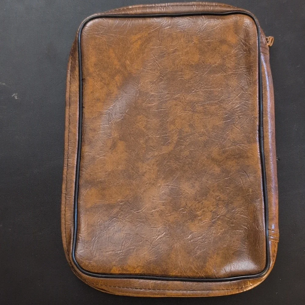 Brown Vinyl Bible Cover